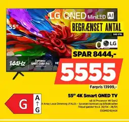 Power LG 55" 4K Smart QNED TV 55QNED92A6A tilbud