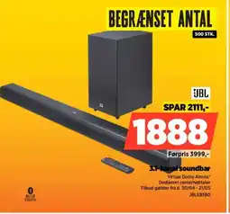Power JBL 3.1-kanal soundbar JBLSB580 tilbud