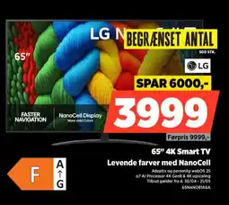 Power LG 65" 4K Smart TV 65NANO81A6A tilbud