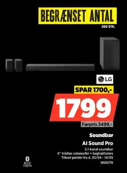 Power LG Soundbar NS60TR tilbud
