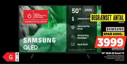 Power SAMSUNG 50" QLED 4K Smart TV TQ50Q7F4BUXXC tilbud