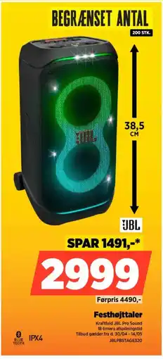 Power JBL Festhøjttaler JBLPBSTAGE320 tilbud