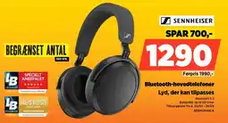 Power SENNHEISER Bluetooth-hovedtelefoner SENMOM4BLK tilbud