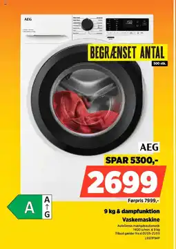 Power AEG Vaskemaskine LS511P94P tilbud