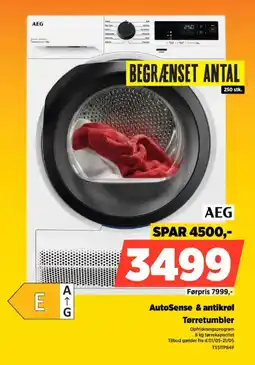 Power AEG Tørretumbler TS511P84P tilbud