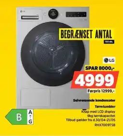 Power LG Tørretumbler RHX7009TSB tilbud