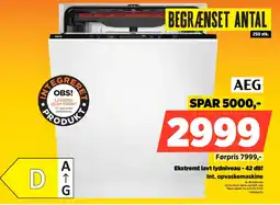 Power AEG Int. opvaskemaskine FSB53927Z1 tilbud