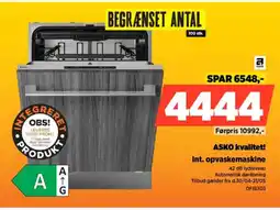 Power ASKO Int. opvaskemaskine DF18303 tilbud