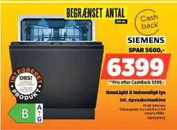 Power SIEMENS Int. opvaskemaskine SN65ZX18CE tilbud