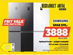 Power SAMSUNG 185 cm køle-/fryseskab RB34C774DS9EF/RB34C774DB1EF/ RB34C774DWWEF tilbud