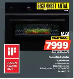 Power AEG Kompaktovn TK9NK92XB tilbud