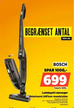 Power BOSCH Ledningsfri støvsuger BCHF2MX16 tilbud