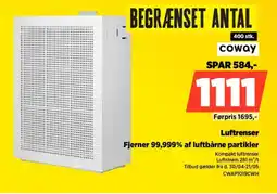 Power Coway Luftrenser CWAP1019CWH tilbud