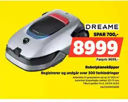 Power DREAME Robotplæneklipper DA21200MOWER tilbud