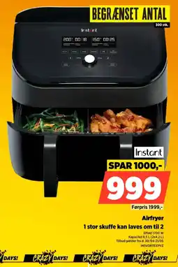 Power Instant Airfryer INSVORTEXPVZ tilbud