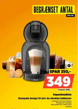 Power Dolce Gusto Kapselmaskine EDG335B tilbud