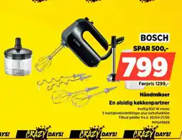 Power BOSCH Håndmikser MFQ4990B tilbud