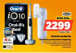 Power Oral-B Elektrisk tandbørste OBIO10WHTC tilbud