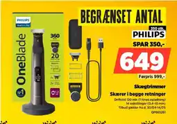 Power PHILIPS Skægtrimmer QP665261 tilbud