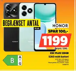 Power HONOR X5C Plus 128GB 5109BYFH tilbud