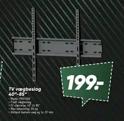 Bilka TV vægbeslag 40”-85” tilbud