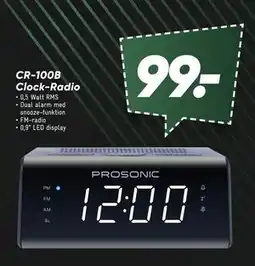 Bilka CR-100B Clock-Radio tilbud
