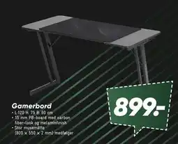 Bilka Gamerbord tilbud