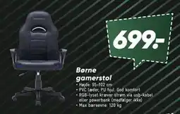 Bilka Børne gamerstol tilbud