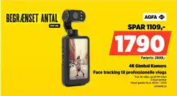 Power AGFA 4K Gimbal Kamera AGFAMC3X tilbud