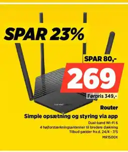 Power Router MR1500X tilbud