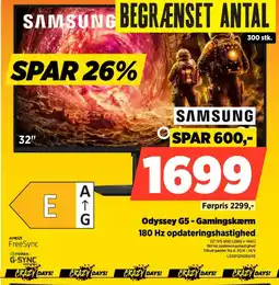 Power SAMSUNG Odyssey G5 - Gamingskærm LS32FG502EUXE tilbud