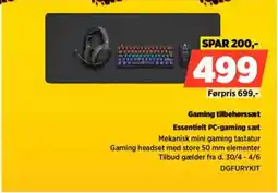 Power Gaming tilbehørssæt DGFURYKIT tilbud