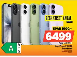Power Apple iPhone 17 256 GB IP17256GBLK tilbud