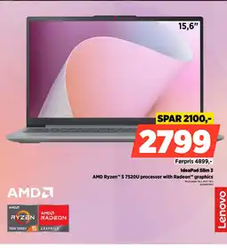 Power Lenovo IdeaPad Slim 3 82XQ00TBMX tilbud