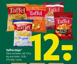 Coop 365 Taffel chips tilbud