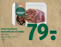 Coop 365 Coop marineret lammekrone af nakke tilbud