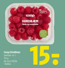 Coop 365 Coop hindbær tilbud