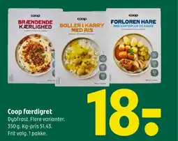 Coop 365 Coop færdigret tilbud