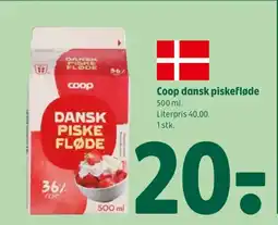 Coop 365 Coop dansk piskefløde tilbud