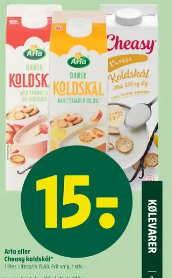 Coop 365 Arla eller Cheasy koldskål tilbud