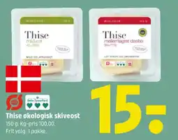 Coop 365 Thise økologisk skiveost tilbud