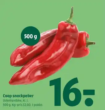 Coop 365 Coop snackpeber tilbud