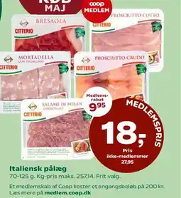 Coop 365 Italiensk pålæg tilbud