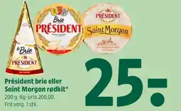 Coop 365 Président brie eller Saint Morgon rødkit tilbud