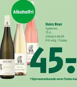 Coop 365 Hans Baer tilbud