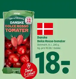 Coop 365 Danske Dolce Rosso tomater tilbud