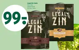 Coop 365 Legal Zin i boks tilbud