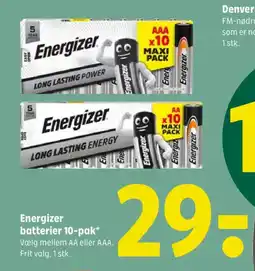 Coop 365 Energizer batterier 10-pak tilbud
