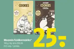 Coop 365 Moomin fuldkornskiks tilbud