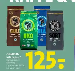 Coop 365 Cirkel Kaffe hele bønner tilbud